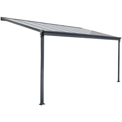 Home Deluxe Terrassenüberdachung Solis Alu 312 X 303 X 226 / 278 Cm Anthrazit 2 Home Deluxe Terrassenüberdachung Solis Alu 312 X 303 X 226 / 278 Cm Anthrazit – Bild 2