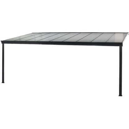 Home Deluxe Terrassenüberdachung Solis Alu 312 X 303 X 226 / 278 Cm Anthrazit 3 Home Deluxe Terrassenüberdachung Solis Alu 312 X 303 X 226 / 278 Cm Anthrazit – Bild 3