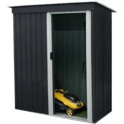 Home Deluxe Geräteschuppen Bohio XS 89 Cm X 163 Cm X 182 Cm Anthrazit