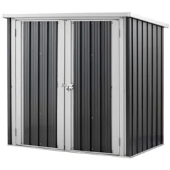 Home Deluxe Geräteschuppen Bohio XXS 147 Cm X 86 Cm X 134 Cm Anthrazit