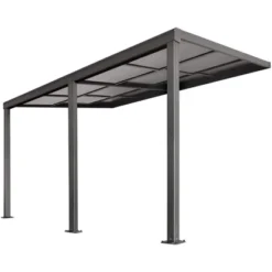 Home Deluxe Terrassenüberdachung Solis Deluxe 579 X 295 X 233/272 Cm Anthrazit