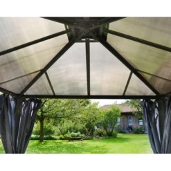 Palram - CanopiaVorhangset Für Martinique 3 X 3.6 Pavillon Anthrazit 8 Palram - CanopiaVorhangset Für Martinique 3 X 3.6 Pavillon Anthrazit -Vitavia Verkäufe 4120531 3