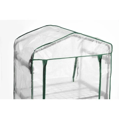 Gartenfreude Gewächshaus Mit 4 Regalböden 69 Cm X 49 Cm X 160 Cm Weiß 8 Gartenfreude Gewächshaus Mit 4 Regalböden 69 Cm X 49 Cm X 160 Cm Weiß – Bild 8