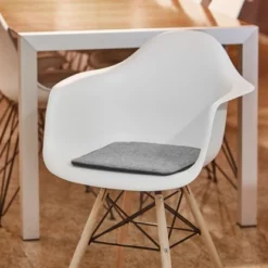 Amare Sitzkissen Filz 35 X 35 Cm 4er-Set Dunkelgrau / Hellgrau -Vitavia Verkäufe 4251083904914 4655 07