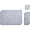 Amare Filzuntersetzer 4er-Set Hellgrau