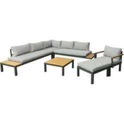 Gartenfreude Aluminium-Lounge Ambience Zwei- U. Dreisitzer Tisch Uvm. DG