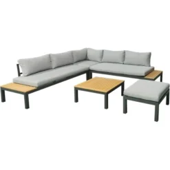 Gartenfreude Aluminium-Lounge Ambience Zwei- U. Dreisitzer Hocker Uvm. DG