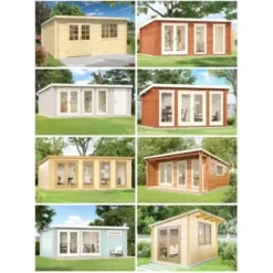 Alpholz Holz-Gartenhaus Pultdach Unbehandelt 920 Cm X 345 Cm 9 Alpholz Holz-Gartenhaus Pultdach Unbehandelt 920 Cm X 345 Cm -Vitavia Verkäufe 4251554410852 11003400 5