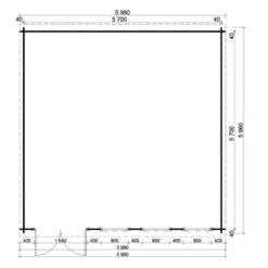 Alpholz Holz-Gartenhaus Pultdach Unbehandelt 920 Cm X 625 Cm 10 Alpholz Holz-Gartenhaus Pultdach Unbehandelt 920 Cm X 625 Cm -Vitavia Verkäufe 4251554411705 11003400 2