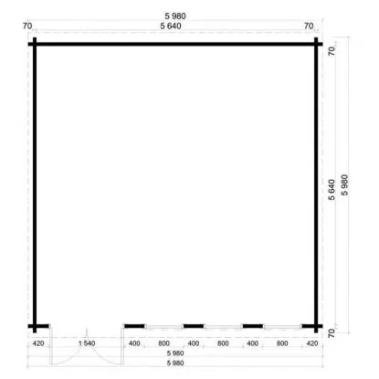 Alpholz Holz-Gartenhaus Pultdach Unbehandelt 920 Cm X 625 Cm 6 Alpholz Holz-Gartenhaus Pultdach Unbehandelt 920 Cm X 625 Cm – Bild 6