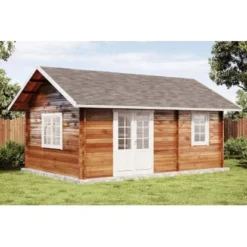 Alpholz Gartenhaus Arizona 678 Cm X 490 Cm Satteldach Braun 8 Alpholz Gartenhaus Arizona 678 Cm X 490 Cm Satteldach Braun -Vitavia Verkäufe 4251554425252 11003400 1