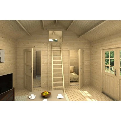 Alpholz Gartenhaus Arizona 678 Cm X 490 Cm Satteldach Braun 3 Alpholz Gartenhaus Arizona 678 Cm X 490 Cm Satteldach Braun – Bild 3