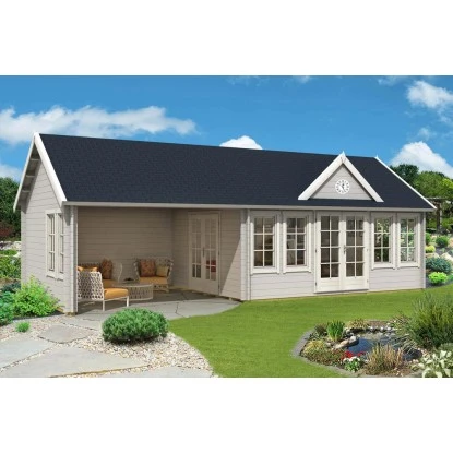 Alpholz Gartenhaus Clockhouse Big Ben Satteldach 950 Cm X 420 Cm Braun 1 Alpholz Gartenhaus Clockhouse Big Ben Satteldach 950 Cm X 420 Cm Braun