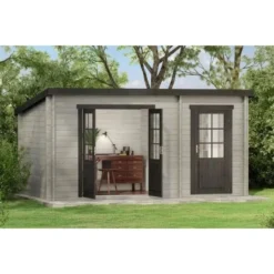 Alpholz Holz-Gartenhaus Pultdach Tauchimprägniert 920 Cm X 279 Cm -Vitavia Verkäufe 4251554427546 11003400 4