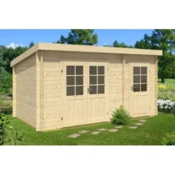 Alpholz Holz-Gartenhaus Pultdach Tauchimprägniert 920 Cm X 279 Cm -Vitavia Verkäufe 4251554427546 11003400 5