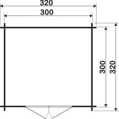 Alpholz Holz-Gartenhaus Pultdach Tauchimprägniert 920 Cm X 360 Cm 2 Alpholz Holz-Gartenhaus Pultdach Tauchimprägniert 920 Cm X 360 Cm – Bild 2