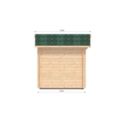 Alpholz Gartenhaus Bedford Satteldach 250 Cm X 250 Cm Natur -Vitavia Verkäufe 4251554493732 11003400 4