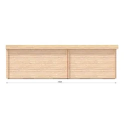 Alpholz Holz-Gartenhaus Flachdach Tauchimprägniert 920 Cm X 350 Cm -Vitavia Verkäufe 4251554494005 11003400 3