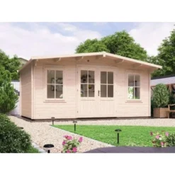 Dunster House Holz-Gartenhaus Satteldach Unbehandelt 920 Cm X 400 Cm -Vitavia Verkäufe 4251554498492 11003400 4