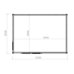Alpholz Holz-Gartenhaus Pultdach Unbehandelt 920 Cm X 305 Cm -Vitavia Verkäufe 4251771211218 11003400 4