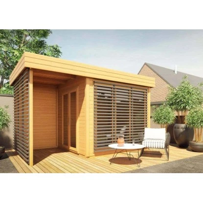 Alpholz Gartenhaus Lawenda 28 Flachdach 270 Cm X 270 Cm Hellbraun 1 Alpholz Gartenhaus Lawenda 28 Flachdach 270 Cm X 270 Cm Hellbraun