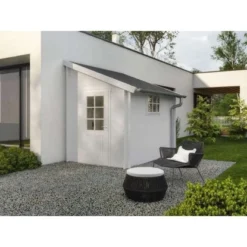 Alpholz Holz-Gartenhaus Pultdach Unbehandelt 920 Cm X 295 Cm -Vitavia Verkäufe 4251771219894 11003400 1