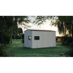 Alpholz Gartenhaus Reyna Satteldach 400 Cm X 240 Cm Natur -Vitavia Verkäufe 4251771219924 11003400 3