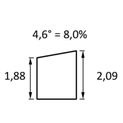 Alpholz Gartenhaus Olympe Pultdach 605 Cm X 298 Cm Hellbraun -Vitavia Verkäufe 4251771221651 11003400 4