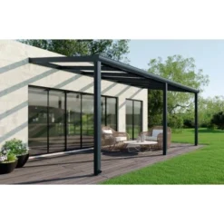 Terrando Terrassenüberdachung Soleil Anthrazit Glas B 508 Cm X T 300 Cm -Vitavia Verkäufe 4251771227134 11003400 3
