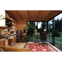 Polhus Holz-Gartenhaus Flachdach Unbehandelt 920 Cm X 322 Cm -Vitavia Verkäufe 4251771234798 11003400 4