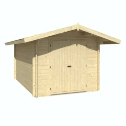 Polhus Holz-Gartenhaus Satteldach Unbehandelt 920 Cm X 510 Cm