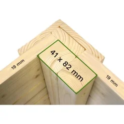 Bertilo Gartenhaus Pentus 1 Natur 115 Cm X 234 Cm FSC® -Vitavia Verkäufe 42686004083 11021300 CU 03