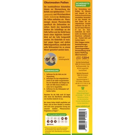 Solabiol Obstmaden-Falle 5 Stück 2 Solabiol Obstmaden-Falle 5 Stück – Bild 2