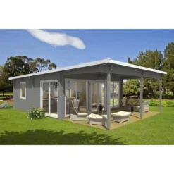 Carlsson Holz-Gartenhaus Pultdach Druckimprägniert 577 Cm X 869 Cm -Vitavia Verkäufe 43 11003400 RD4229 0 1.jpg 3 1