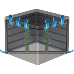 Biohort Komposter MonAmi Dunkelgrau 86 Cm X 102 Cm X 102 Cm -Vitavia Verkäufe 446194 2694 3