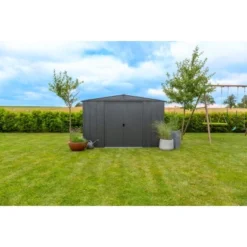 Spacemaker Metall-Gerätehaus Grau 6,9 M² -Vitavia Verkäufe 447637 1741 3