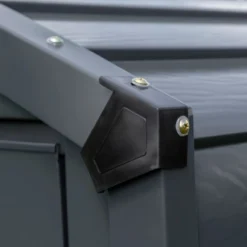 Spacemaker Metall-Gerätehaus 4x10 Grau 295 Cm X 124 Cm X 208 Cm -Vitavia Verkäufe 447667 1741 5