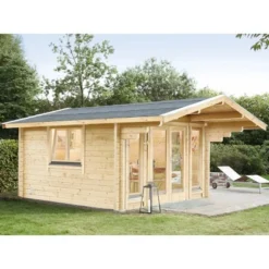 Wolff Finnhaus Holz-Gartenhaus Hammerfest 70-B B X T: 360 Cm X 360 Cm