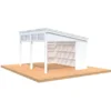 Palmako Pavillon Nova 13,0 M² Kit Weiß Grundiert 417 Cm X 356 Cm