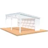 Palmako Pavillon Nova 21,5 M² Kit Weiß Grundiert 602 Cm X 396 Cm