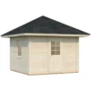 Palmako Holz-Gartenhaus Bianca 8,3 M² Set 6 Natur / Unbehandelt