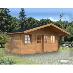 Palmako Helena Holz-Gartenhaus Braun Satteldach Tauchgrundiert 530 Cm X 390 Cm -Vitavia Verkäufe 4743142051177 102512 3