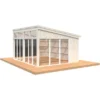 Palmako Pavillon Nova 17,8 M² Transparent Tauchgrundiert 502 Cm X 396 Cm