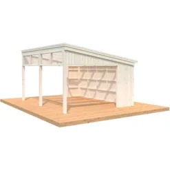 Palmako Pavillon Nova 17,8 M² Kit Transparent Tauchgrundiert 502 Cm X 396 Cm