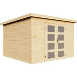 Lasita Holz-Gartenhaus Zambezi 6 Natur 320 Cm X 274,7 Cm -Vitavia Verkäufe 4743329219130 4986 4