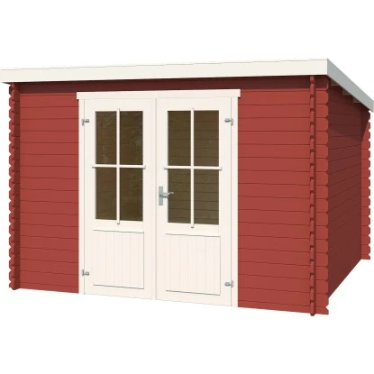 Lasita Holz-Gartenhaus Miami Schwedenrot 312 Cm X 319 Cm 2 Lasita Holz-Gartenhaus Miami Schwedenrot 312 Cm X 319 Cm – Bild 2