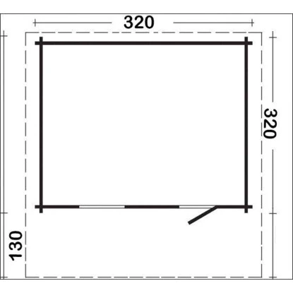 Tene Kaubandus Gartenhaus Huelva-70 Satteldach 340 Cm X 450 Cm Hellbraun 2 Tene Kaubandus Gartenhaus Huelva-70 Satteldach 340 Cm X 450 Cm Hellbraun – Bild 2