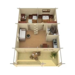 Tene Kaubandus Gartenhaus Europa 70 Satteldach 709 Cm X 10 Cm Hellbraun -Vitavia Verkäufe 4744319016012 11003400 2