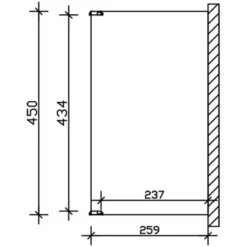 Skan Holz Terrassenüberdachung Novara 450 Cm X 259 Cm Nussbaum -Vitavia Verkäufe 476097 2622 3