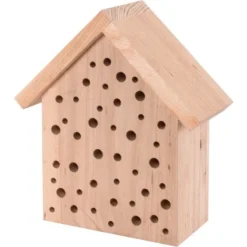 Insektenhotel Eckig Mit Spitzdach 23 Cm